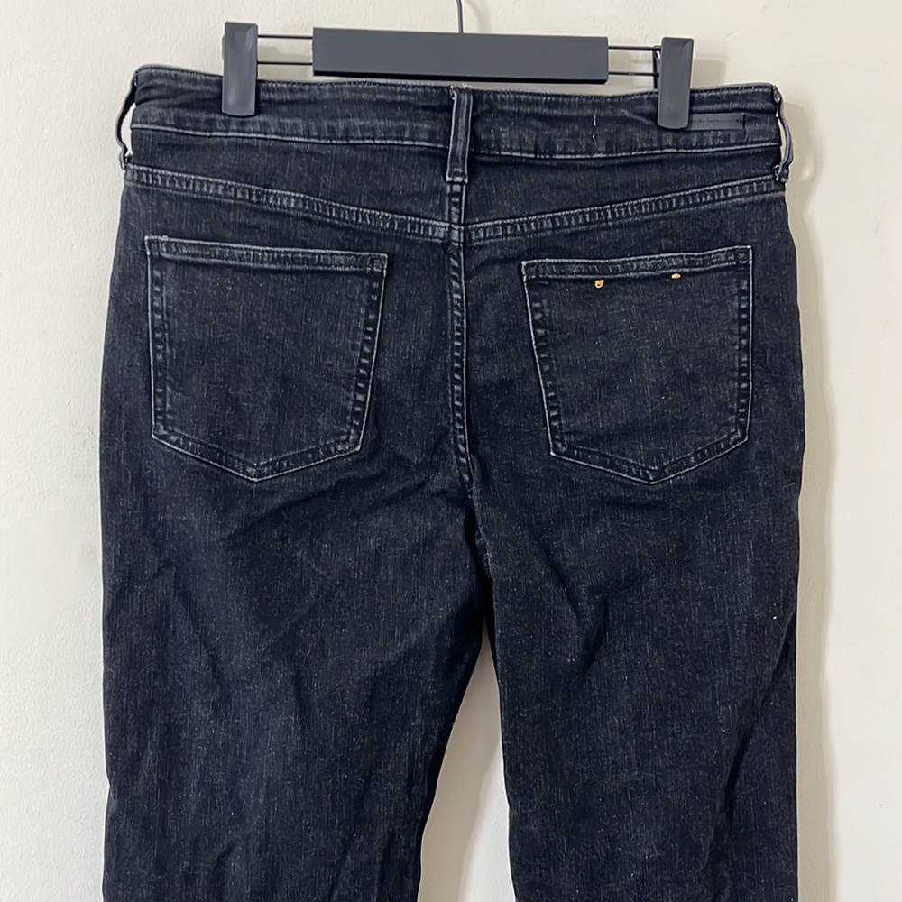 Anthropologie Pilcro and the Letterpress High-Rise Flare Black Denim Jeans 30 - Picture 7 of 11